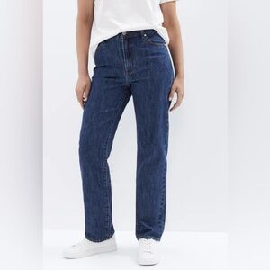 Unison Classic Blue Women's Straight Leg Jeans Size 33 NWOT